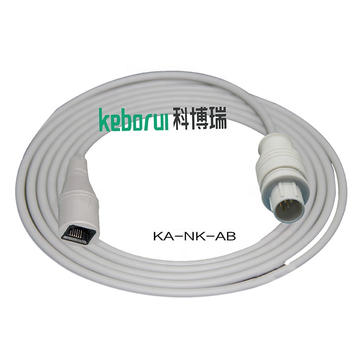 Compatible for NihonKohden 5pin IBP adapter cable to Abbott transducer IBP cable