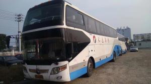  YUTONG Band Used Coach Bus 2013 Year With A/C / Diesel Weichai 336hp Engine Manufactures