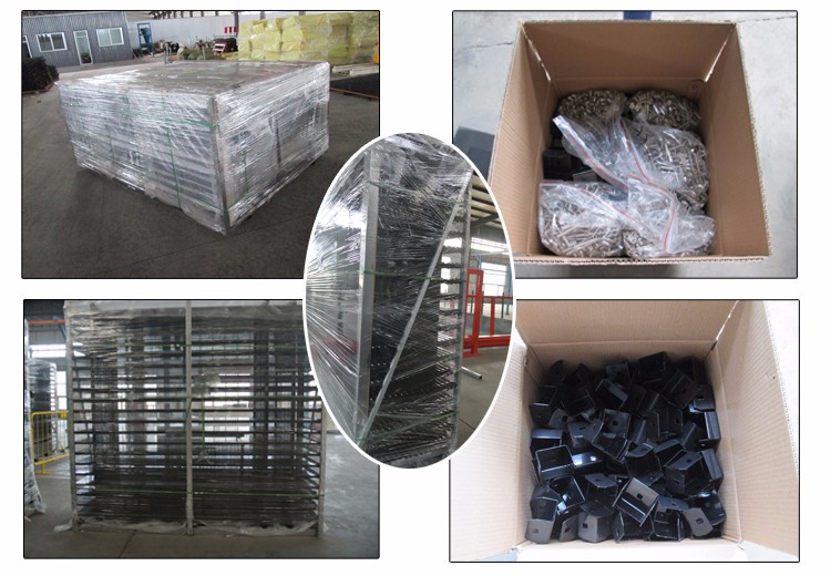 4 rails narrow spacing stright top crimped top crimped 1800mm x 2400mm anti wild beast dog and wolf security steel fence