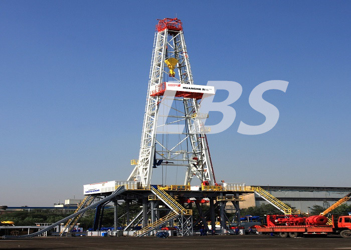 Single Arm Offshore Oil Rig Drawworks LBS Groove For Oil Field