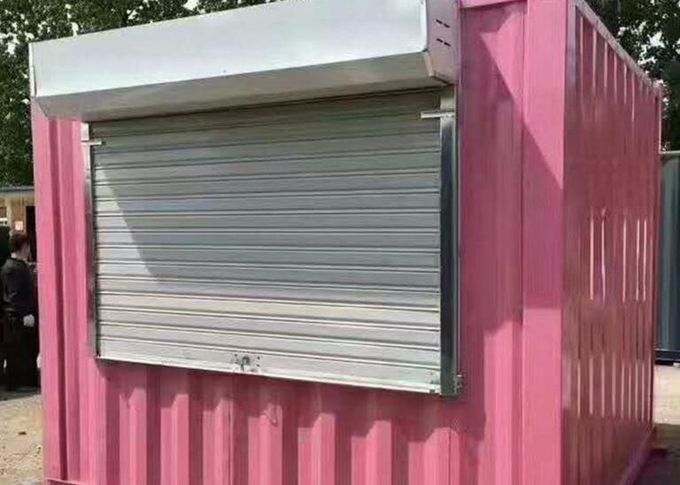 10ft Color Custom Made Curtain Tiny Shipping Container House