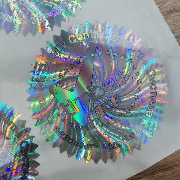 Custom Paper Stickers Permanent Adhesive Digital Printing Serial Number
