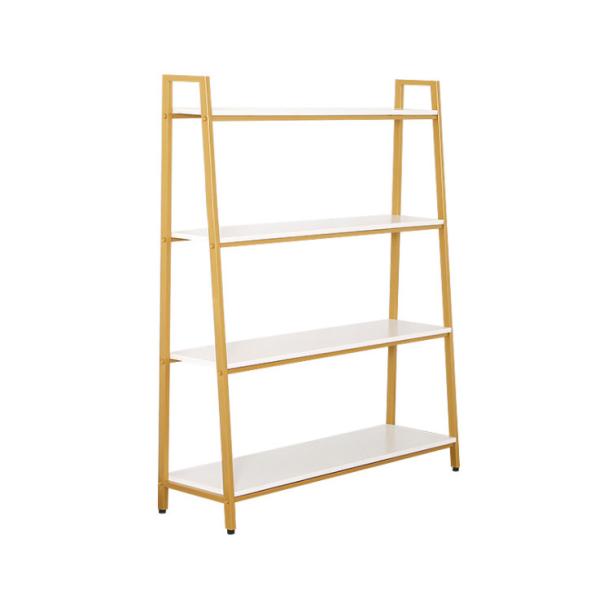 Exquisite 4 Storey Women Shoe Store Display Shelves Practical Sturdy Customized