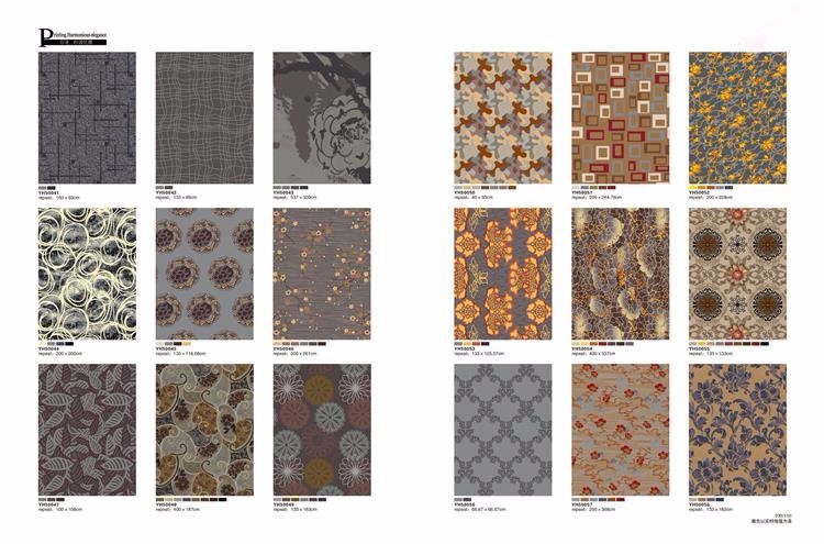 Indian Style PVC Carpet Flooring / Plastic Floor Covering Carpet Cut Pile