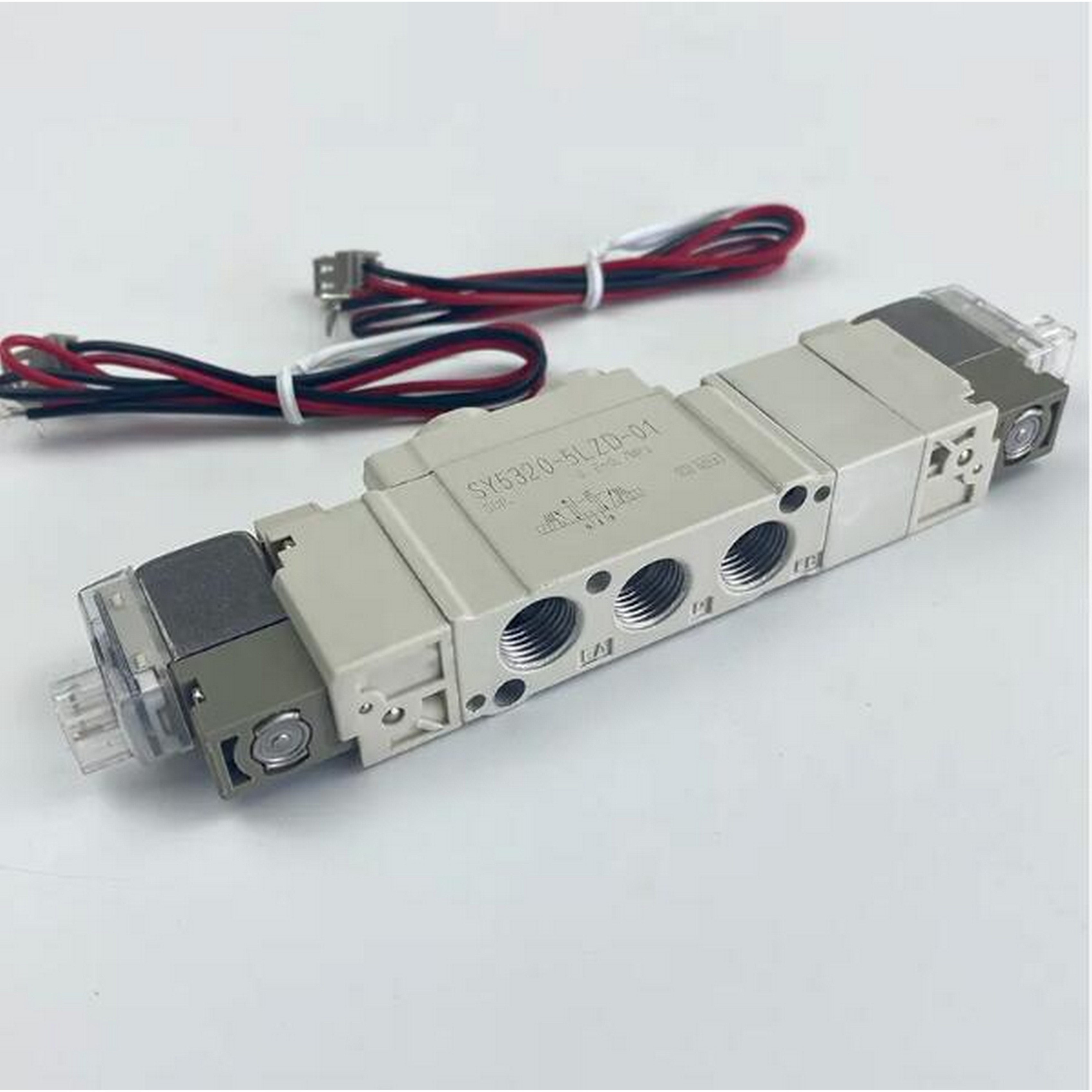 SMC SY5320-5LZD-C4 Pneumatic Solenoid Valve DC25V 3 Position Closed Center One-Touch Fitting Port Size ø4
