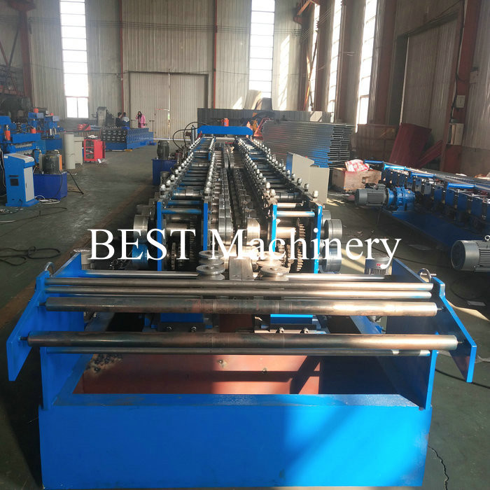 Long Life PLC Control Cable Tray Roll Forming Machine With Punching Production Line