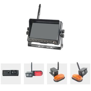 Waterproof IP69K FHSS Wireless Rear View Backup Camera DVR Function