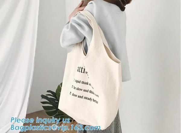 customized cotton canvas tote bag cotton bag promotion recycle organic cotton