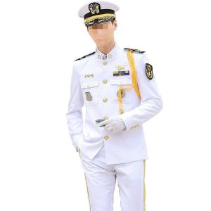  White Ceremonial Suit for Men Waterproof Formal Uniform Manufactures