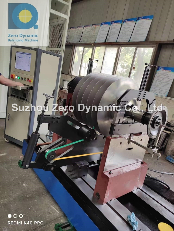 Generator Motor Rotor Balancing Machine, Belt Drive Hard Bearing Paper Mill Roller Balancer