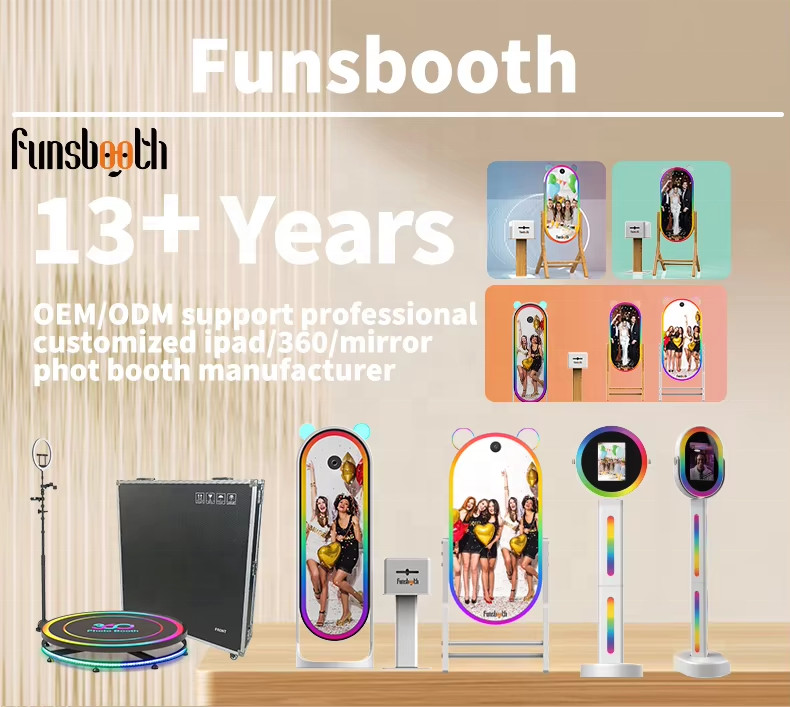 Mirror Touch Screen Photo Booth Camera And Printer Wedding Party Exhibition Supplies