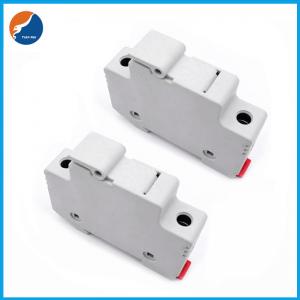 China 1P 2P 3P Din Rail Fuse Base 10x38mm Fuses Link AC Cylindrical RT18-32 Fuse Holder on sale