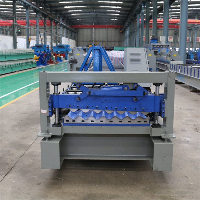 Roofing panel corrugated sheet roll forming machine metal fully automatic 30m/min high speed