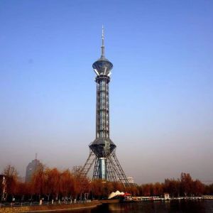  用于通信和电信应用的35m 40m镀锌钢管单极电信塔 Manufactures