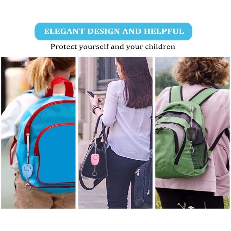 USB Rechargeable Safe Sound Personal DC5V 130mAh Emergency Security Alarm For Seniors Kids
