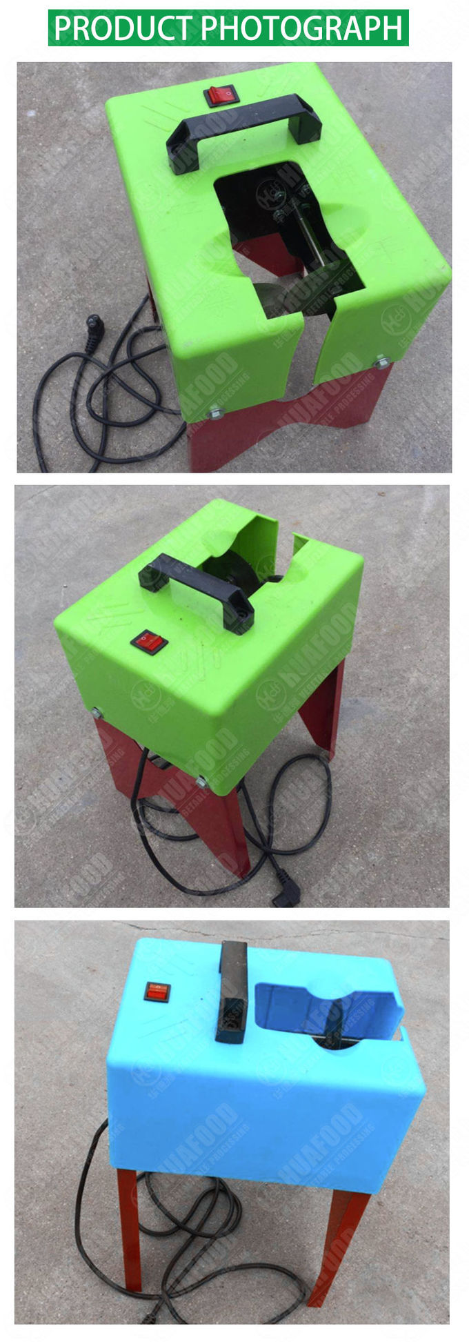 Mini Fresh Garlic Root Cutter Electric 2.8kw Garlic Root Cutting Machine