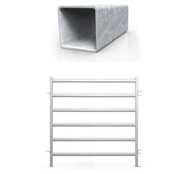 30x60mm Galvanized Cattle Fence Panels Heavy Duty / Horse Yard Panel