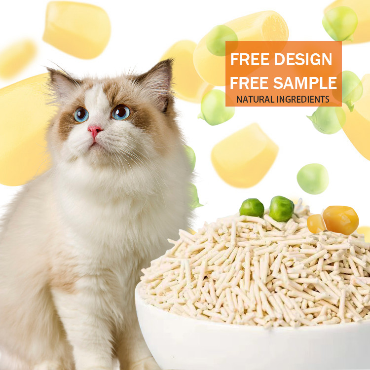 Bulk Flushable Tofu Cat Litter Odor Control Cat Litter That Can Be Flushed
