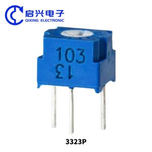 China 3323 Series Single Turn Metal Glass Glaze Trimmer Potentiometer with 10Ω~5MΩ Resistance Range ±10% Tolerance and 500V Withstand Voltage on sale