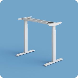 Brushless Dual Motor Height Adjustable Desk Frame With 3 Stage Legs 140KG Load /