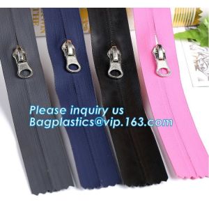 nylon open-end waterproof zipper with thumb puller, airtight PVC/ TPU nylon