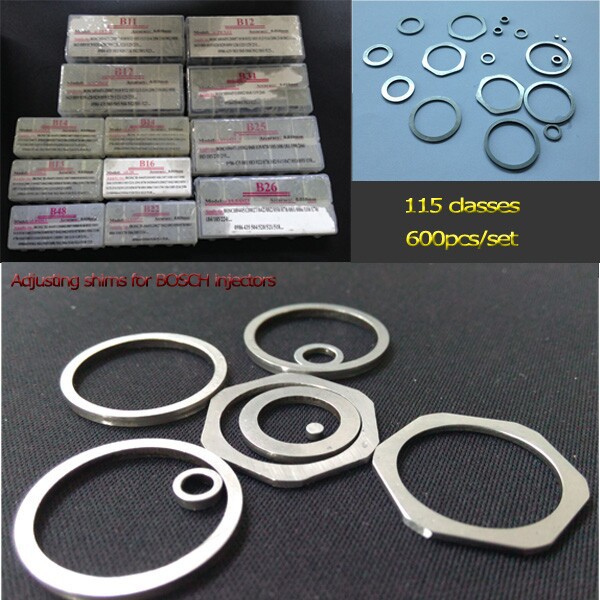 Stainless steel plate common rail injector shim