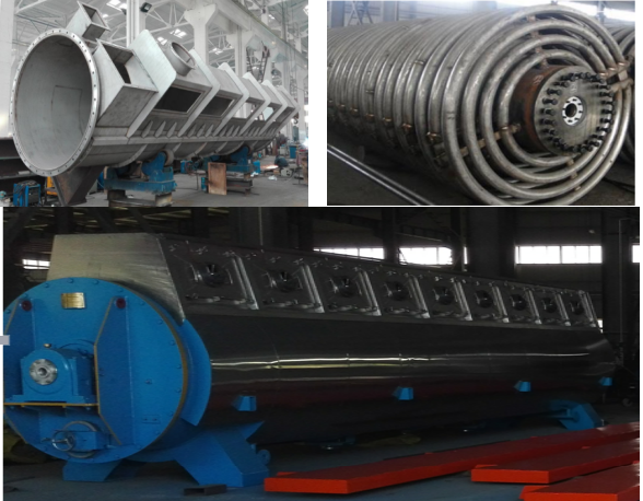Steam Heating Poultry Waste Rendering Plant Coil Dryer Food Industry