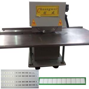  Small Semi-Automatic V-groove Cutting Machine with 2 Sharp Round Blades Manufactures