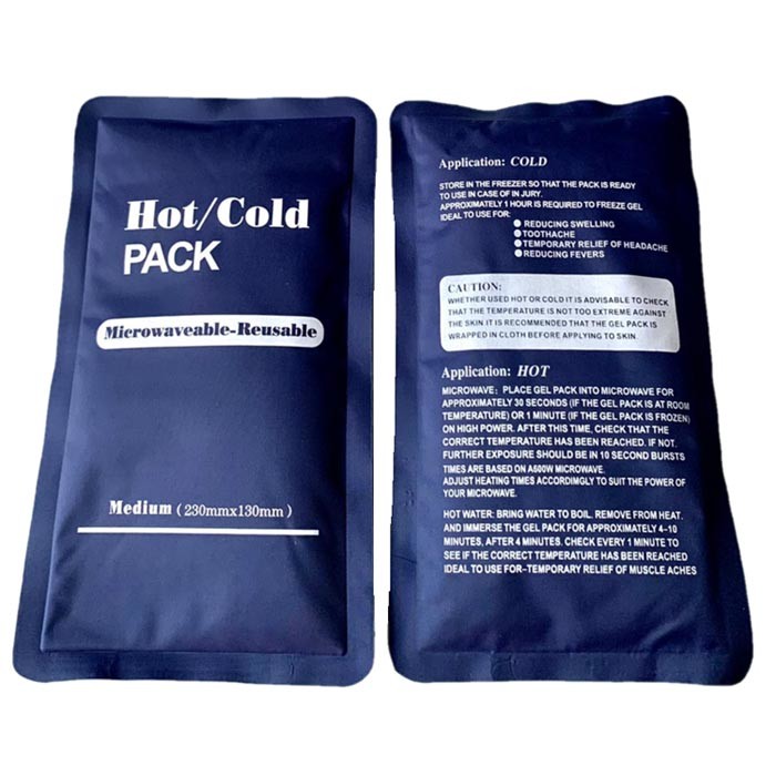 Hospital Pharmacy Medical Disposable Supplies Microwave Reusable Pain Relief Hot Cold Pack