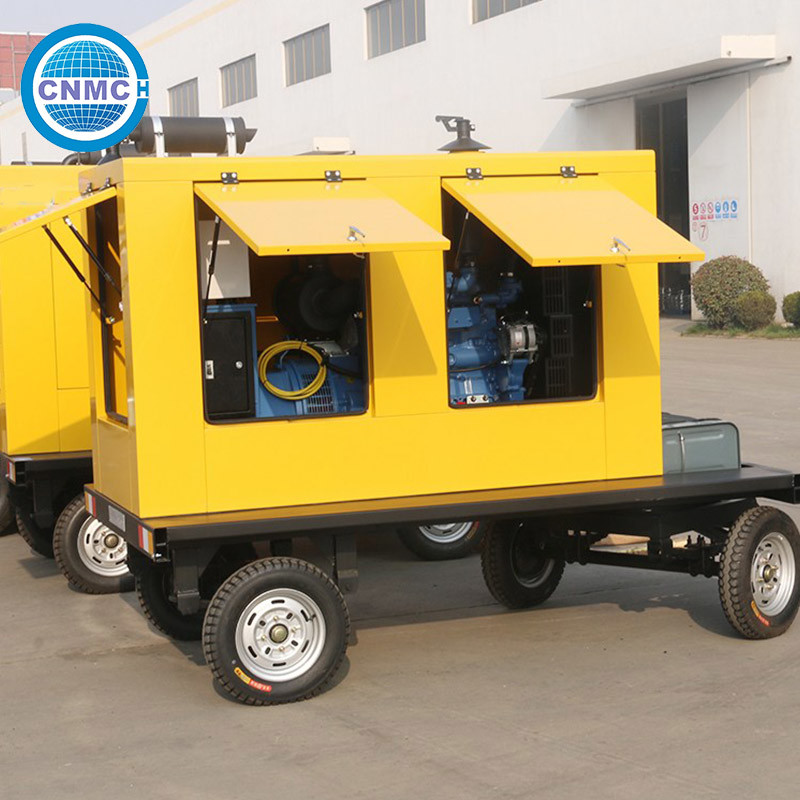 Soundproof Trailer Type Generator Mobile Industrial Generators Electric Power For Industrial
