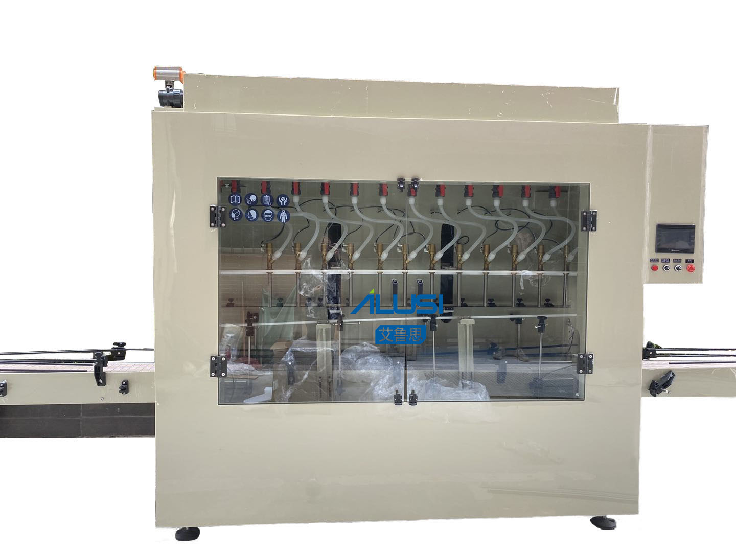Automatic 50ml-5000ml Liquid Soap Lundry Detergent Filler Capper Labeler Filling Capping Labeling Machine Line Equipment