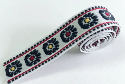 Quality 3/8" Woven Jacquard Ribbon For Embellishing And Beautifying Projects for sale