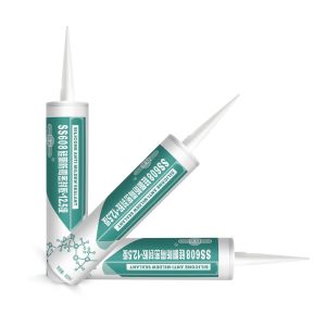China SS608 White Kitchen And Bathroom Caulk Anti Fungal Silicone Sealant on sale