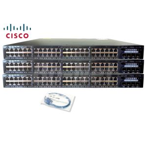 LAN Base Cisco Gigabit Switch WS-C3650-48TD-L 48 Port Data 2x10G Uplink Network