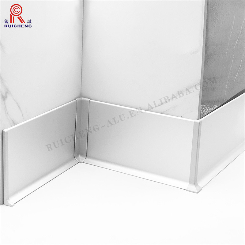 2.7m Powder Coated Aluminium Skirting Waterproof For Kitchen