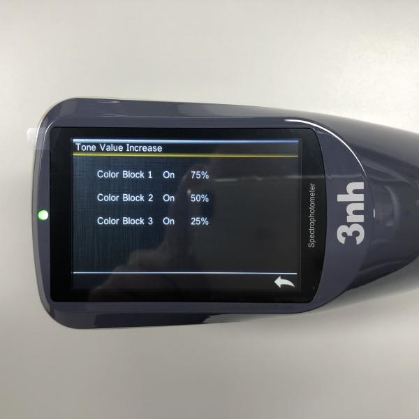 Durable Colour Measurement Spectrophotometer YD5010 45/0 For CMYK Lab Density