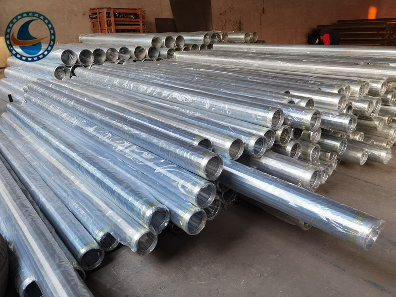 4-1/2" Slot 40 Wire Wrapped Pipe , Well Screen Pipe Corrosion Resistance