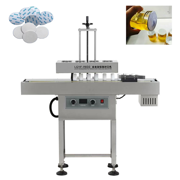 Automatic Pet Bottle Induction Sealing Machine for Jars Packaging Type Barrel Good