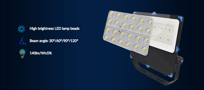 Swivel Bracket Outdoor LED Flood Lights Rotatable 150W 200w Flood Lamp For Mining