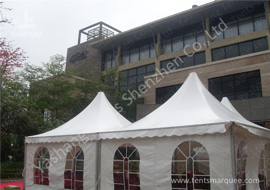 Custom UV Resistant High Peak Tents 5x5 Canopy Tent , Wind 0.3kN/M2