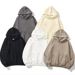 Casual Hoodies Outfits Sportswear Custom Cotton Hoodie Oversize Sweatshirt Long Sleeve Plain Hoodie