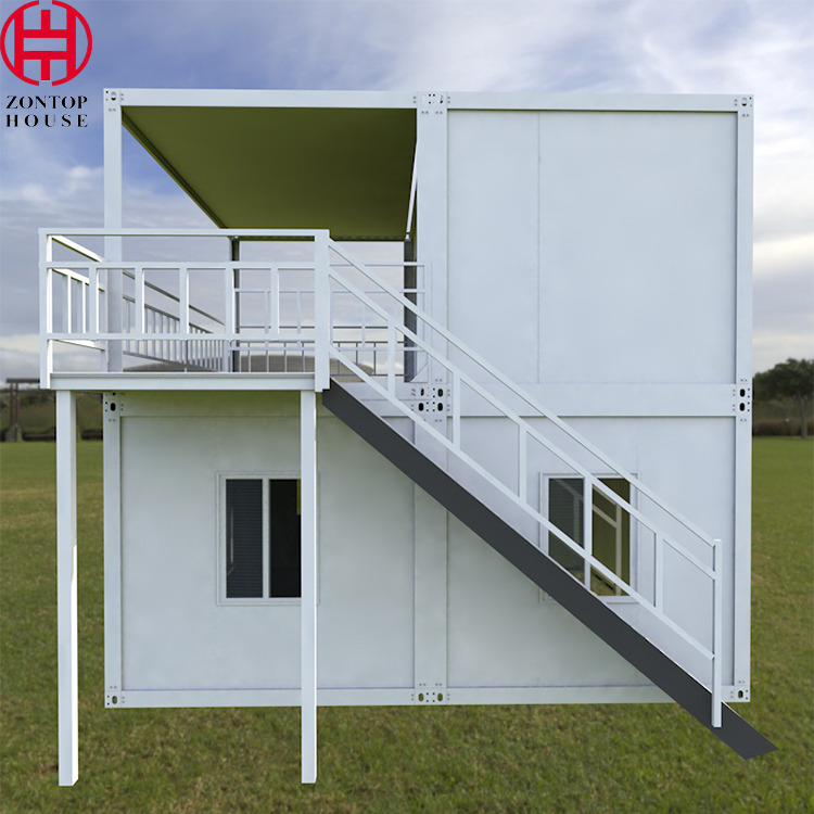Zontop China Modern Prefabricated Room Fabricated Living Homes 2 Bedroom Cheap Portable Container House