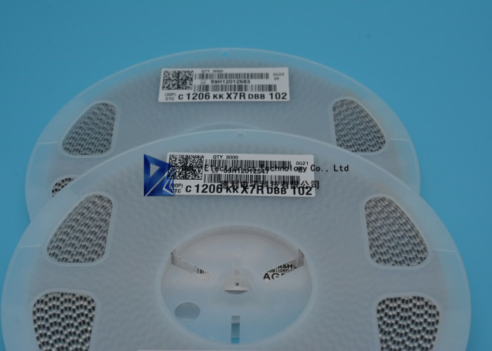 CC1206KKX7RDBB102 SMD Chip Capacitor 1000pF ±10% 2000V X7R Series 1206