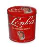 Buy cheap Oval shaped red candy tin can from wholesalers