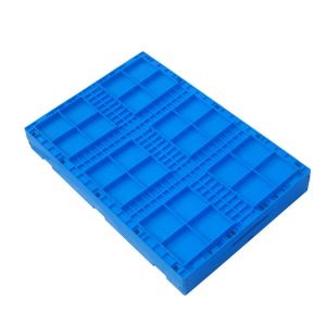 Logo Printing Collapsible Plastic Containers / Folding Storage Crates