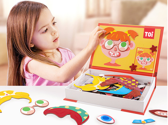 Custom Kids Fridge Magnetic Activity Set with Gift Box Packing for Preschool Learning