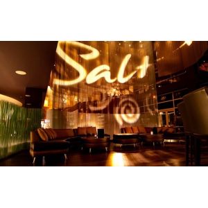 Window Location Metal Coil Drapery Anodized With 7x7 Rope Construct