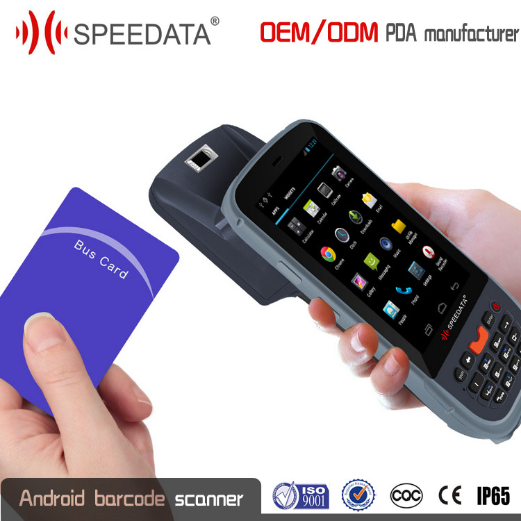  Fingerprint UHF Rfid Handheld Reader Long Range Bluetooth 3G 4G Sim Card GPRS Manufactures
