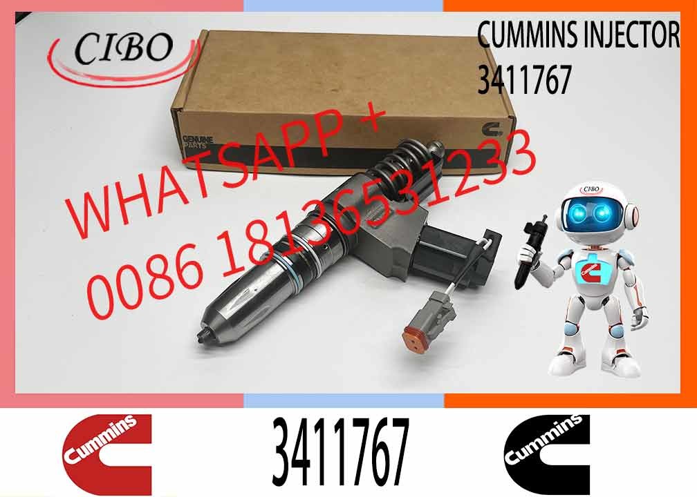 N14 Celect Plus Injectors 3411767 Diesel Engine Fuel Injector 3411767 For Cummins N14 Injector