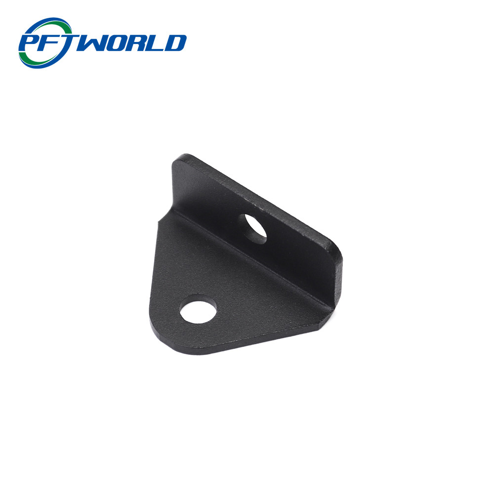 Precision manufacturing aluminum parts black oxide U-shaped laser cutting